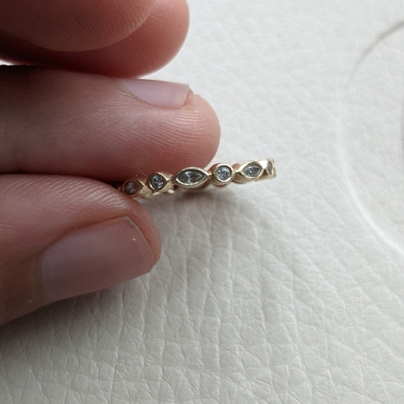 Pandora 14k brilliant marquise ring - Picture 13 of 14